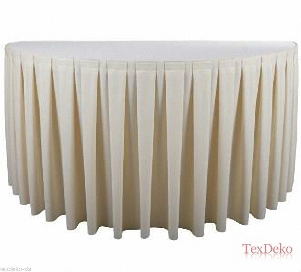 tempskirtingoFXXYJTd1Ns7K Skirting Premium Qualität - Kellerfalte für Bankettische Konferenztische Event - nach Maß