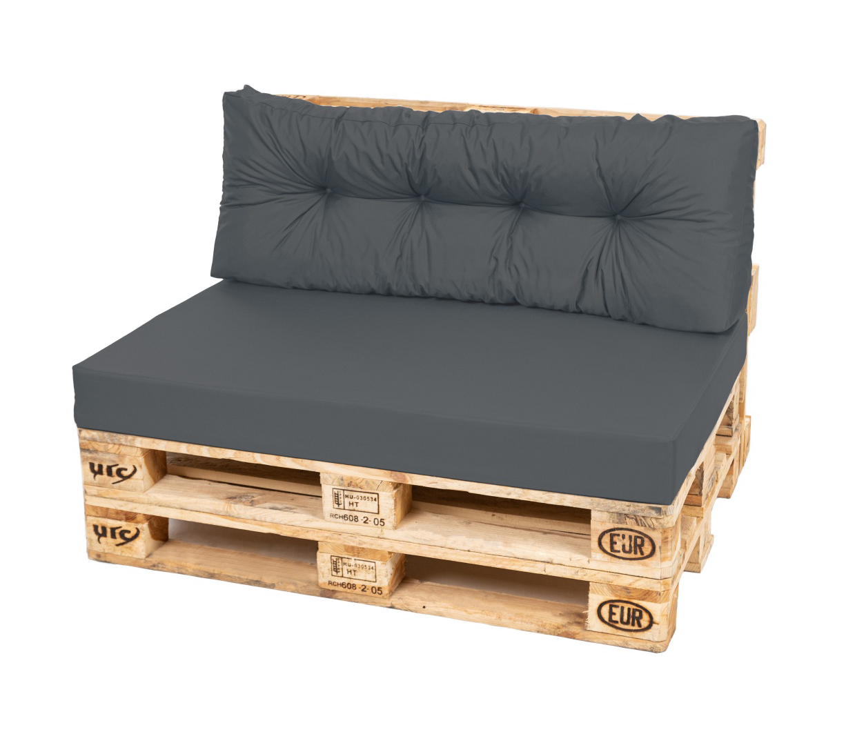 TexDeko Comfort Palettenkissen wasserabweisend 120x80x12cm mit abnehmbarem Bezug TexDeko Comfort Palettenkissen wasserabweisend 120x80x12cm mit abnehmbarem Bezug