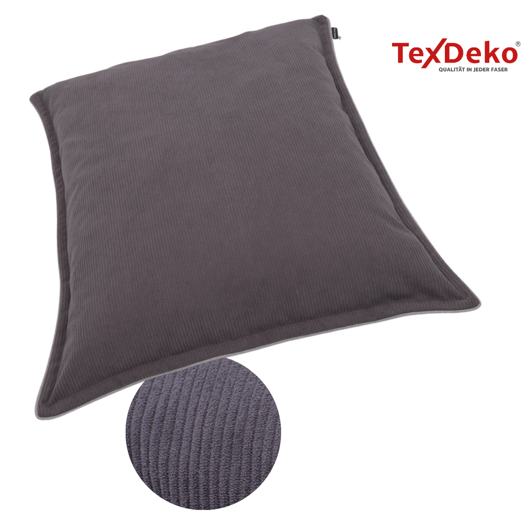 TexDeko Cord Palettenkissen aus weichem Cordstoff TexDeko Cord Palettenkissen aus weichem Cordstoff