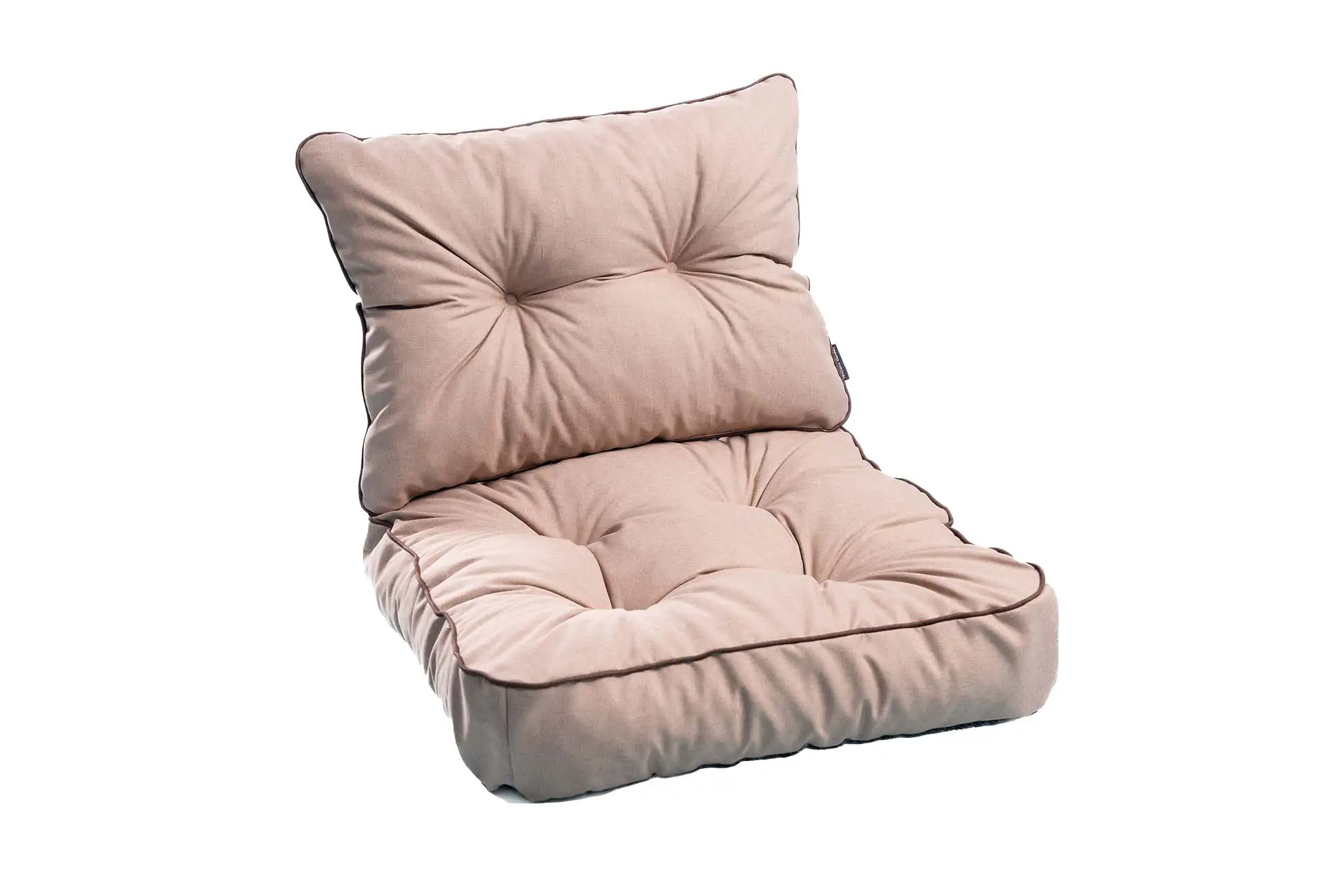 TexDeko® Ecolen Loungekissen – Premium Gartenkissen mit Rückenpolster wasserabweisend für Rattanmöbel in verschiedenen Größen und Farben