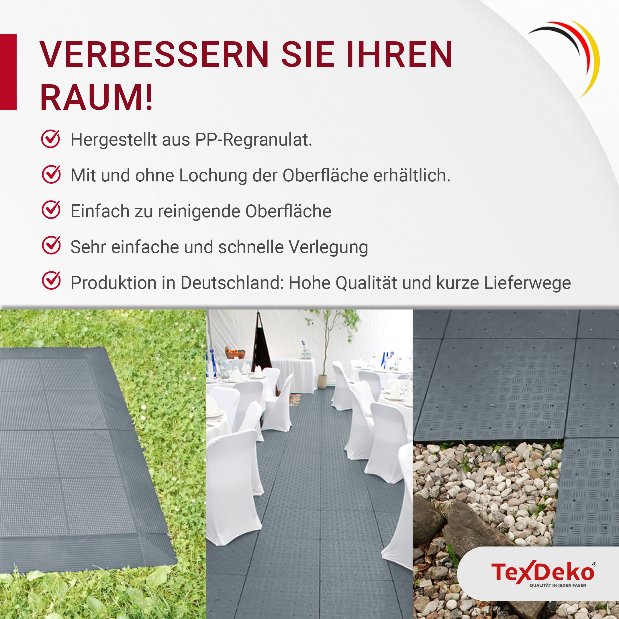 Eventboden ZenLock LOCKED Bodenplatte GELOCHT Eventboden ZenLock LOCKED Bodenplatte GELOCHT