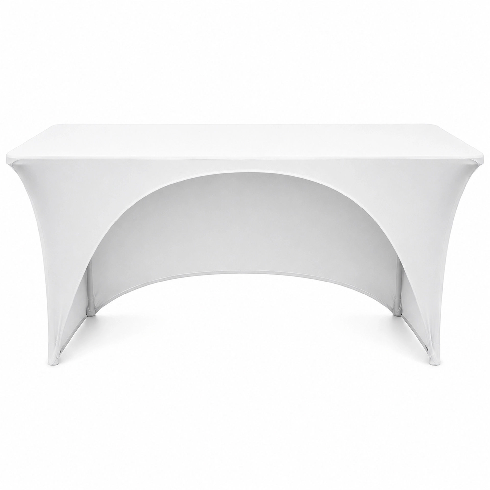 TexDeko Stretch Bankettischhusse 180 × 80 × 74 cm – Tischhusse mit offener Rückseite, Beinfreiheit & Stauraumzugang – für Banketttisch, Messe, Event & Catering TexDeko Stretch Bankettischhusse 180 × 80 × 74 cm – Tischhusse mit offener Rückseite, Beinfreiheit & Stauraumzugang – für Banketttisch, Messe, Event & Catering