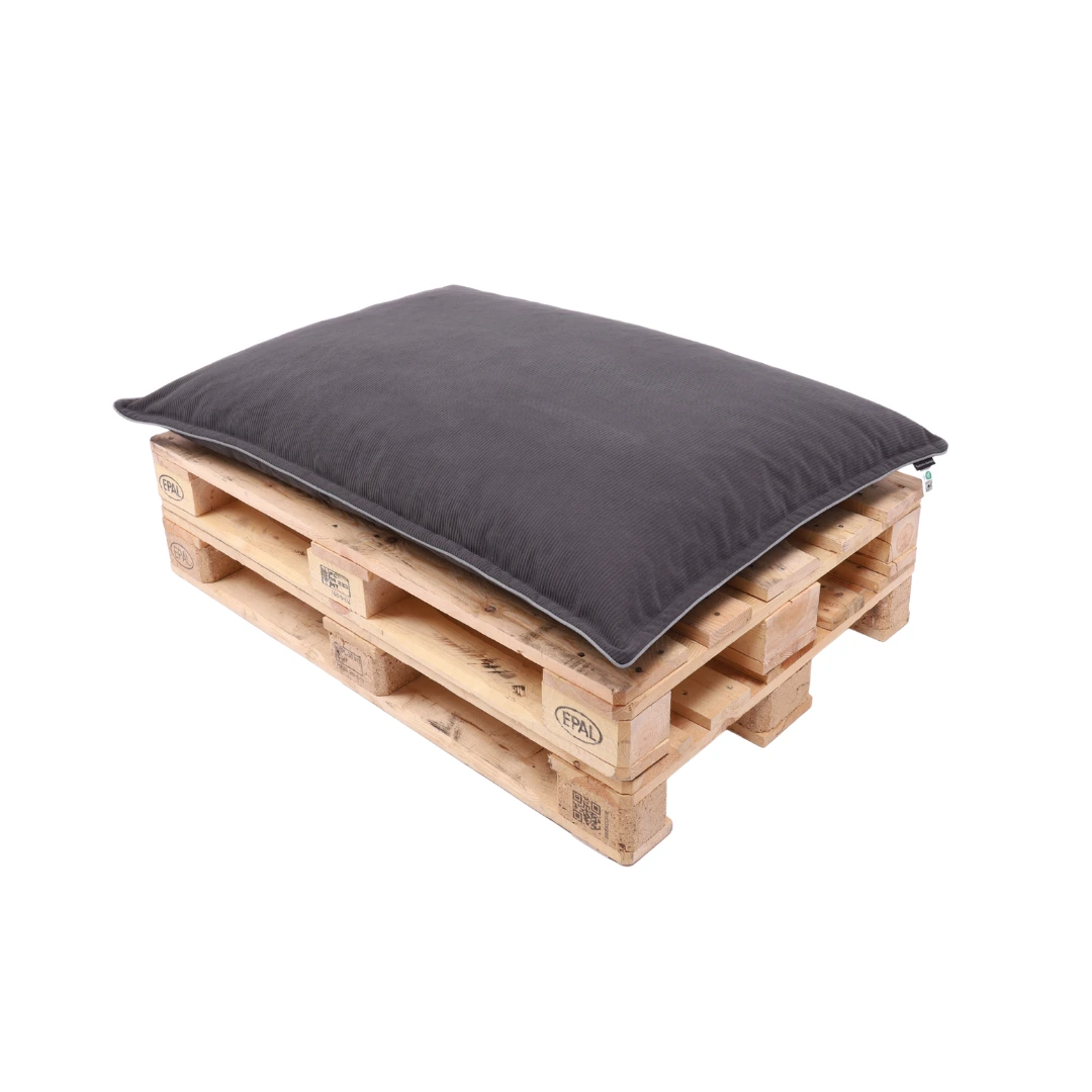 TexDeko Cord Palettenkissen aus weichem Cordstoff