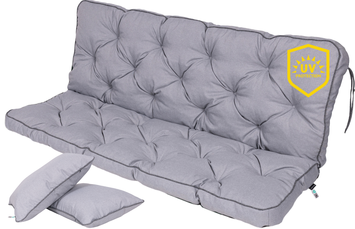TexDeko® Ecolen Bankauflage mit Rückenlehne – wasserabweisend & UV-beständig TexDeko® Ecolen Bankauflage mit Rückenlehne – wasserabweisend & UV-beständig