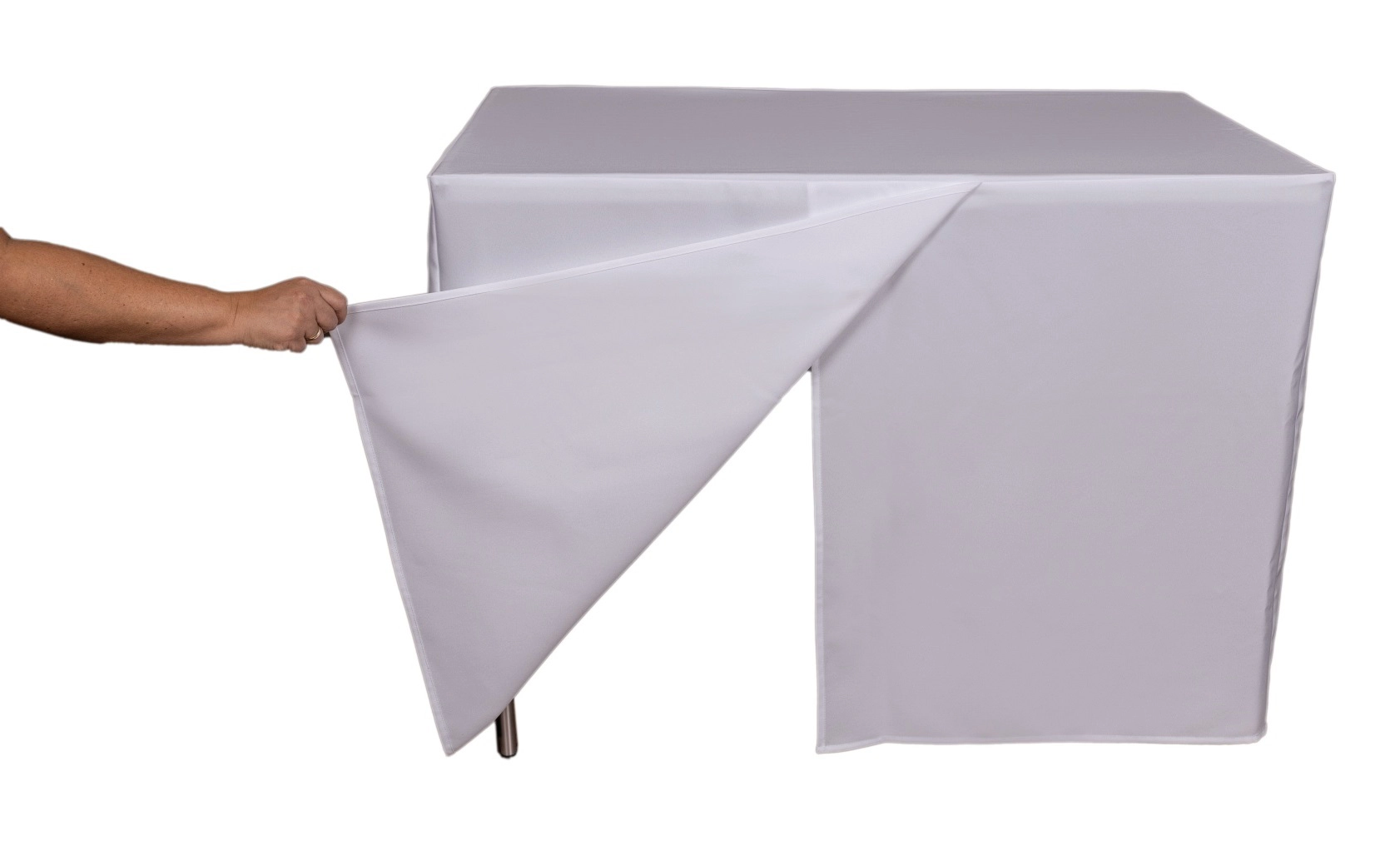 Tischhussen 100 x 60 cm für Tapeziertisch / Mehrzwecktisch Überwurf