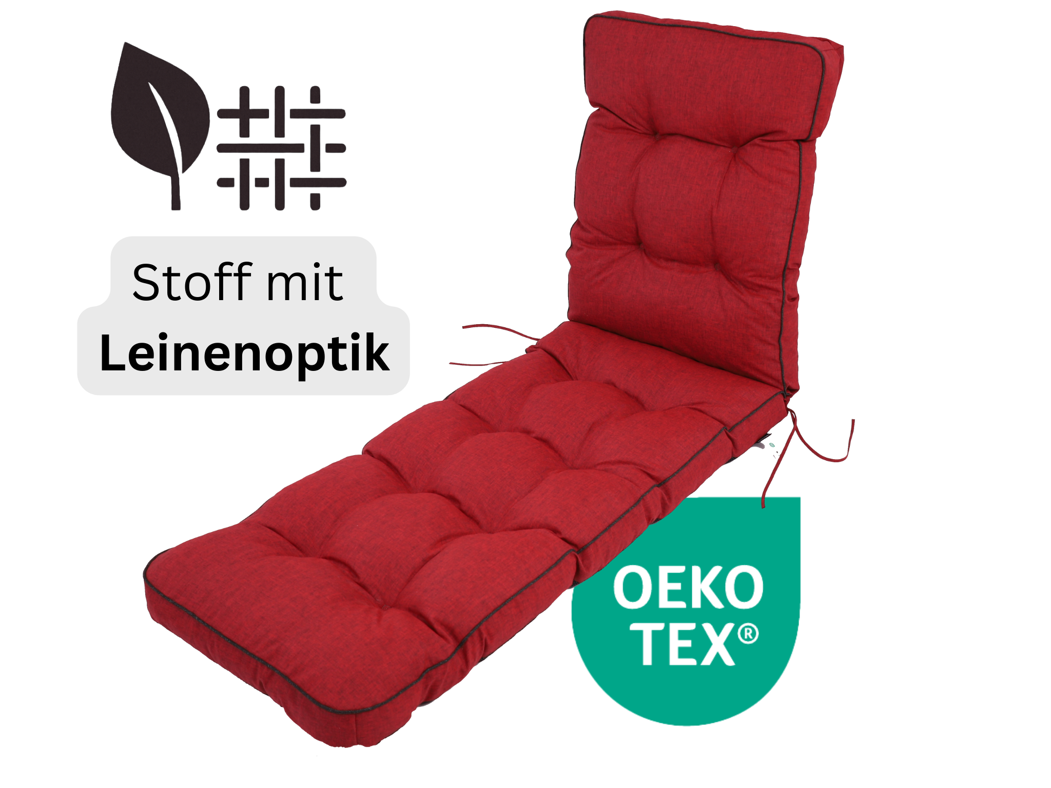 Liegenauflage Premium Auflage für Gartenliege Liegenauflage Premium Auflage für Gartenliege