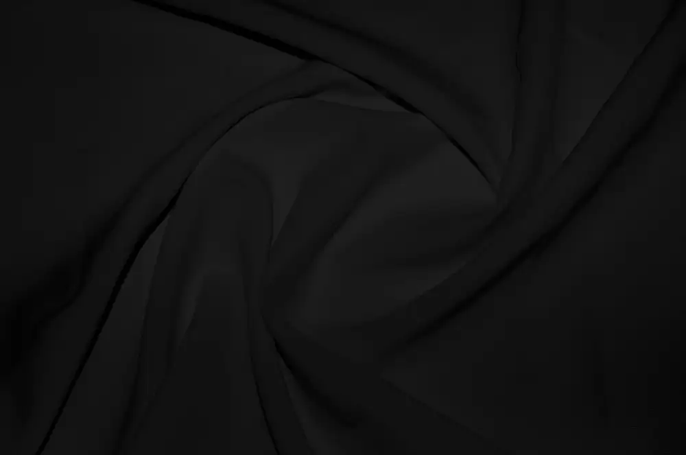 Hochwertiger blickdichter Hussenstoff – 100% Polyester (70 Meter) – Schwarz Hochwertiger blickdichter Hussenstoff – 100% Polyester (70 Meter) – Schwarz