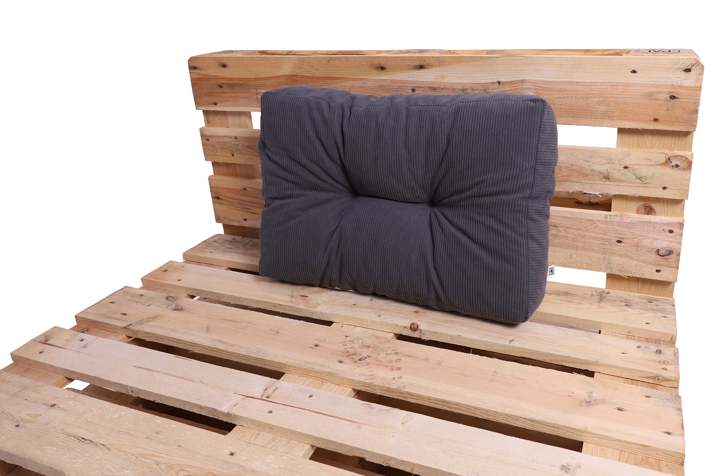 TexDeko Garden Cord Palettenkissen aus weichem Cordstoff