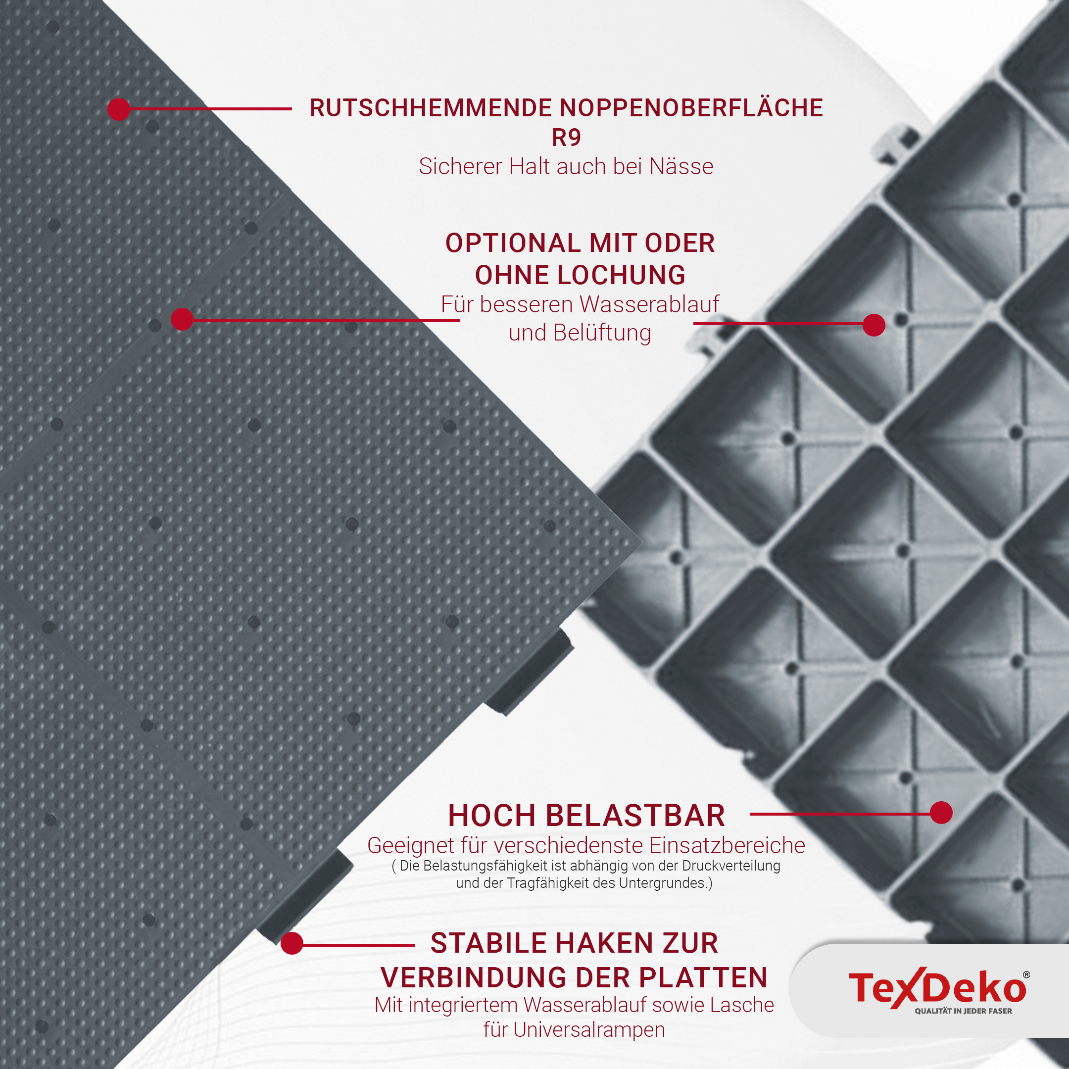 Eventboden ZenLock LOCKED Bodenplatte GELOCHT Eventboden ZenLock LOCKED Bodenplatte GELOCHT
