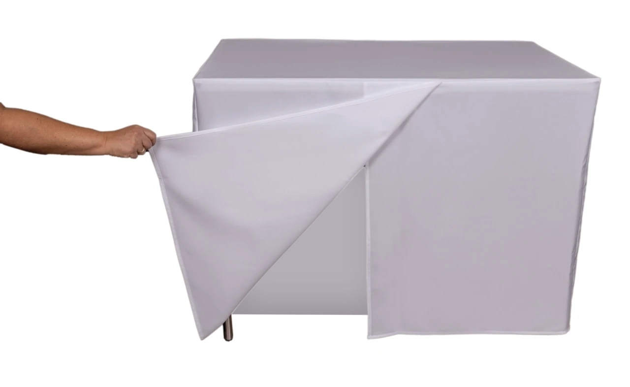 Tischhussen 100 x 60 cm für Tapeziertisch / Mehrzwecktisch Überwurf