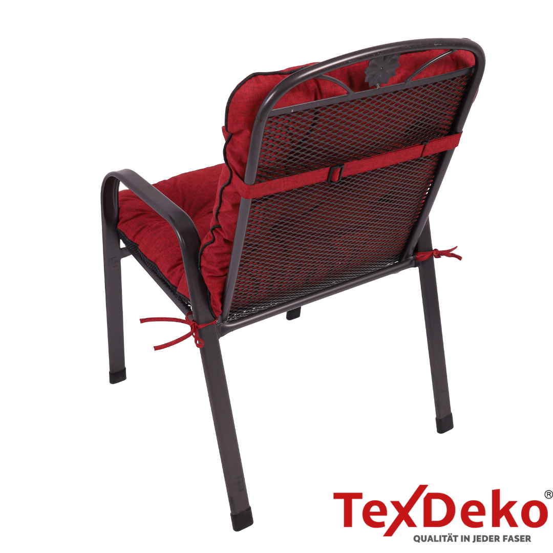 TexDeko Ecolen Gartenstuhlauflage 80 × 40 cm Niedriglehner gesteppt, wasserabweisend TexDeko Ecolen Gartenstuhlauflage 80 × 40 cm Niedriglehner gesteppt, wasserabweisend