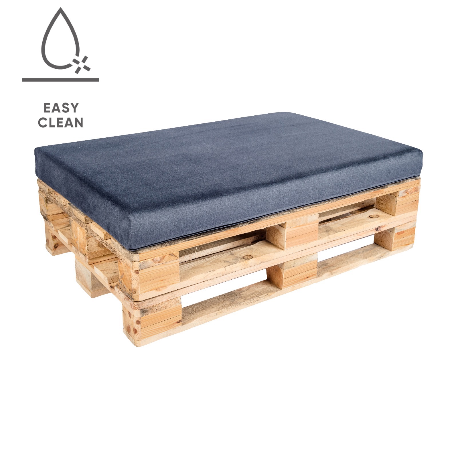 Sitzkissen BEZUG BeSmart (ohne Füllung) für Palettenkissen EASY-CLEAN