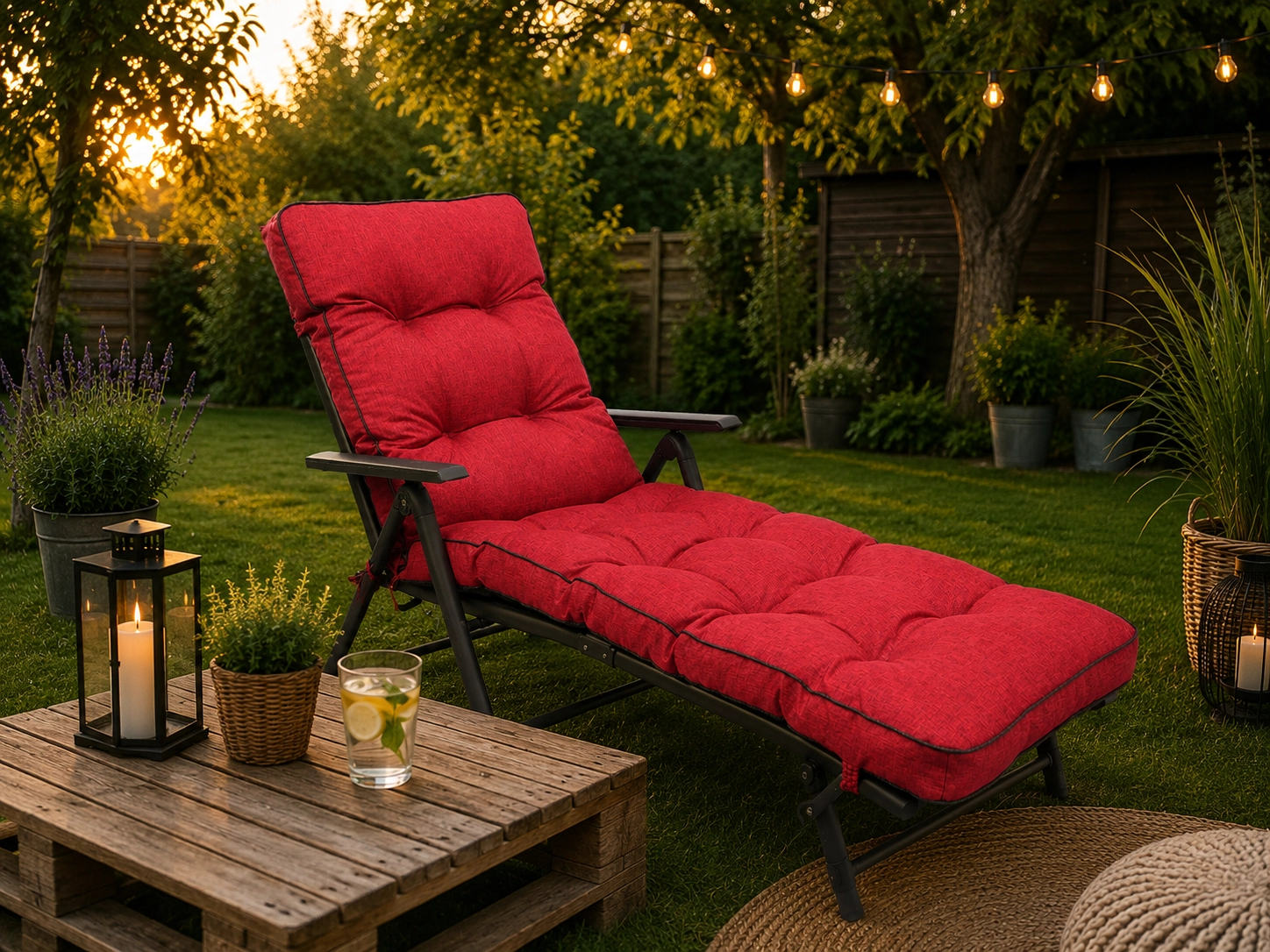 Liegenauflage Premium Auflage für Gartenliege Liegenauflage Premium Auflage für Gartenliege