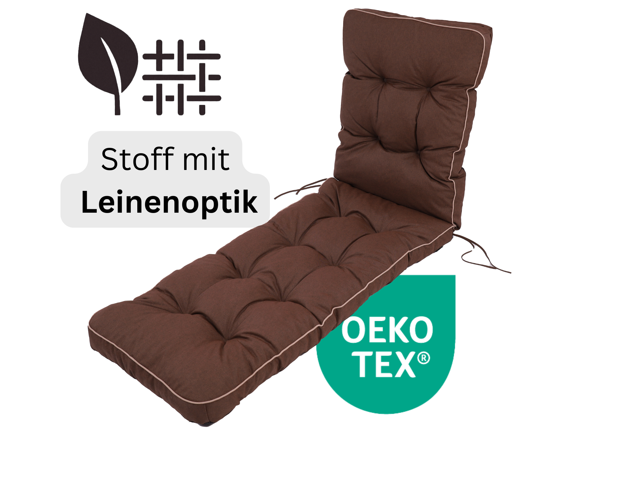 Liegenauflage Premium Auflage für Gartenliege